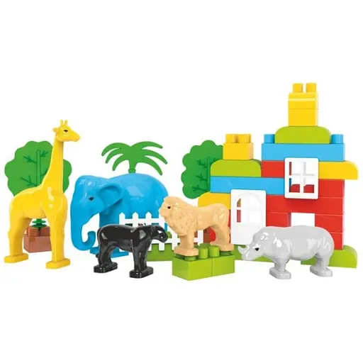 Игровой набор конструктор Дикие животные Африки ТехноК 0334TXK 40 деталей - фото 1