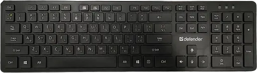 Клавіатура бездротова Defender Comfort MT UA Black (450950)