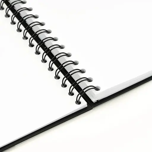 Блокнот на спіралі Rosa Studio A5 (14.8х21см) 100г/м2 80л чорний - фото 5