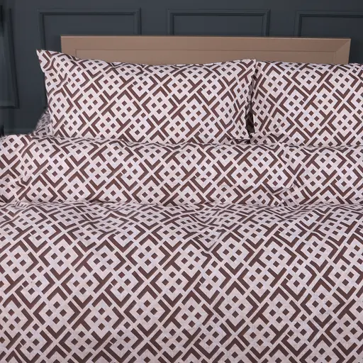 Комплект постільної білизни Ranforce Elite MIRSON Abstract Brown 110х140см (2200013165422) - фото 3