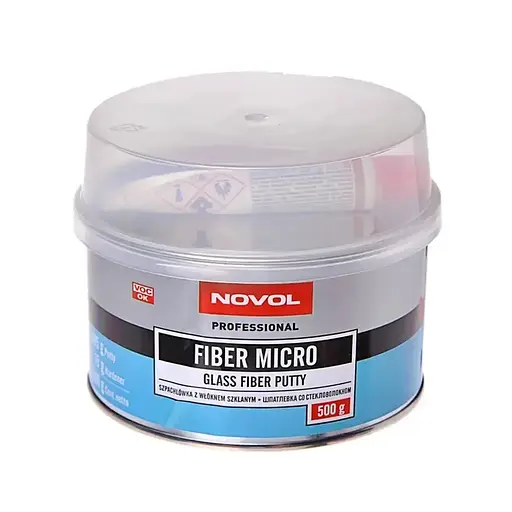 Шпаклевка Novol Fiber Micro 1231 со стекловолокном 500 г