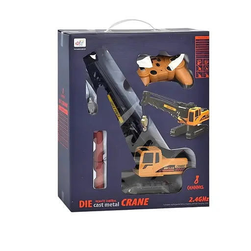 Радіокерований підйомний кран 690-A1, 2.4 ГГц з рухомими деталями, світловими та звуковими ефектами - фото 2