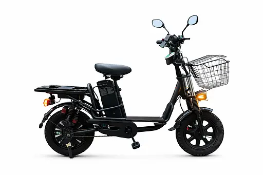 Электровелосипед Minako Monster (2000W, 60V, 36Ah) +Гидравлический тормоз +Раскладной Багажник / сиденья Черный - фото 2