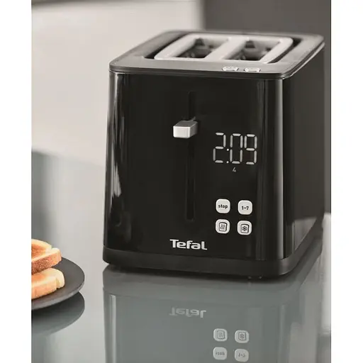 Тостер Tefal Digital, 850Вт, пластик, LED дисплей, чорний - фото 10