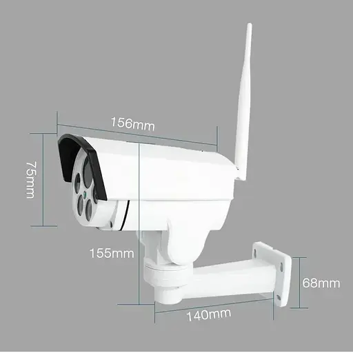 Камера уличная Wi-Fi Boavision B989W поворотная, белая - фото 7