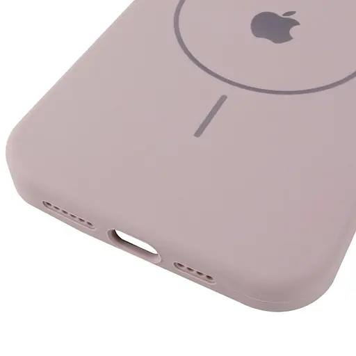 Чохол Epik Silicone Case Full Protective AA V2 with MagSafe для Apple iPhone 15, 6.1 Сірий/Lavender - фото 5