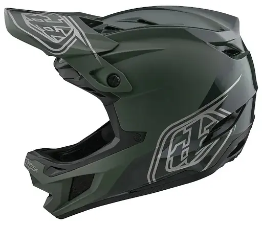 Велошолом Troy Lee Designs D4 Polyacrylite Helmet Olive XL (1106-174500025) - фото 2