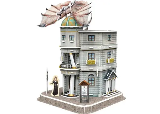 Пазл 4D Puzz 3D Банк Гринготтс Гарри Поттер Gringotts Bank Set 3D puzzle 74 эл. (4dpuz005) - фото 7