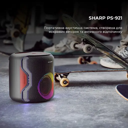 Портативна акустика Sharp PS-921(BK) - фото 2