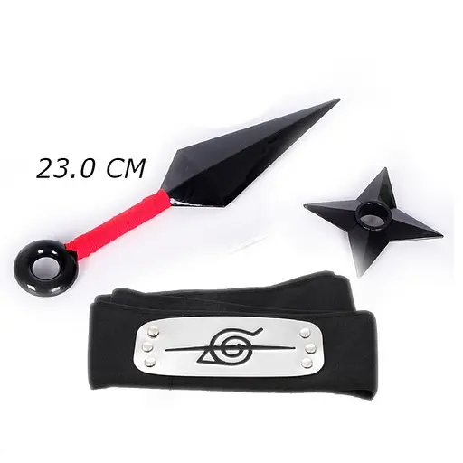 Набір для косплею Naruto Наруто з 7 предметів N 27.1846 - фото 5