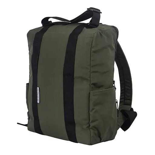 Рюкзак-антикрадій OOLOO Кенгуру mini 40x30x12 см, хакі 2497 - фото 2