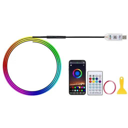 Автомобільна стрічка освітлення салону GPJYD RGB Ambient Lighting 110 см 146 світлодіодів