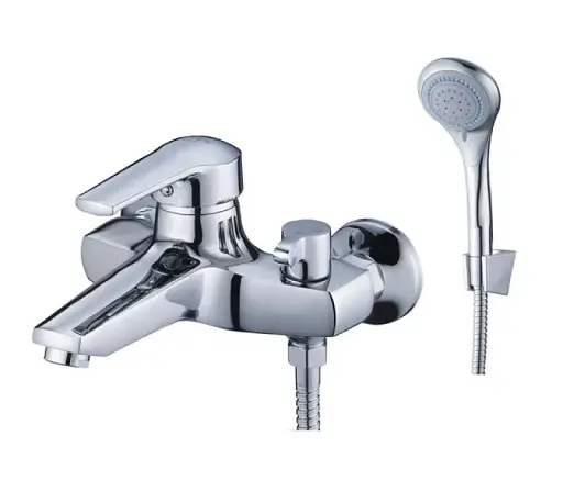 Смеситель для ванны однорычажный Solone SITB3-A182 с душевым набором Хром 30412 - фото 1