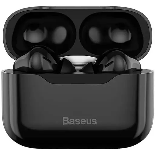 Наушники беспроводные Baseus S1 Simu ANC TWS (NGS1-01) с беспроводной зарядкой черные - фото 3