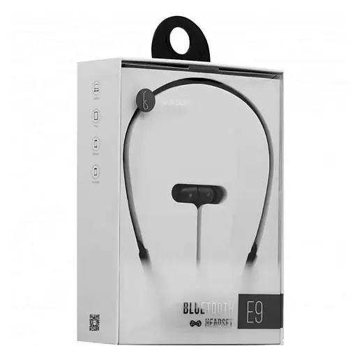 Бездротові навушники Bluetooth GORSUN GS-E9, BT4.2, 180mAh, 10h, black - фото 5