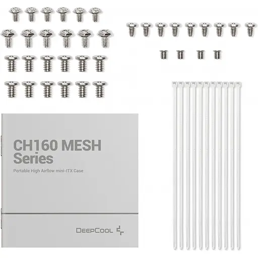 Корпус DeepCool CH160 Mesh White (R-CH160-WHNMI0-G-1) [146740] - фото 11