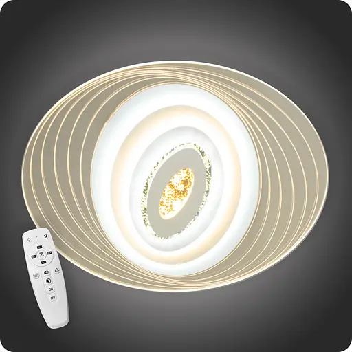 Люстра світлодіодна 517 Dlight 3color з пультом 60Вт Білий (01894) - фото 1