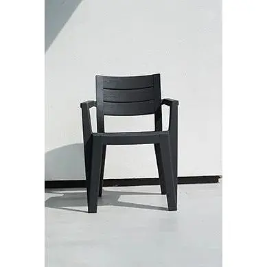 Стул садовый пластиковый Keter Julie серый - фото 3