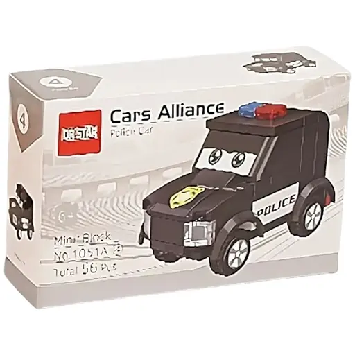 Конструктор Cars Alliance 1051 A: пазовий конструктор Машинки, набір для дітей від 6 років, чорний