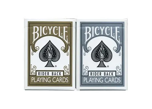 Карти гральні United States Playing Card Company Bicycle Prestige Line Set 2 decks Gold & Silver (2 колоди) (PC_BPLS2) - фото 3