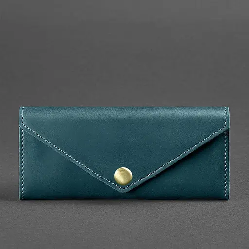 Женский кожаный кошелек Керри 1.0 зеленый - фото 6