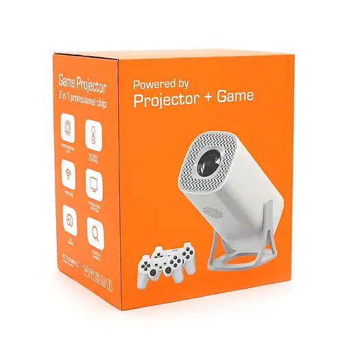 Смарт проєктор Voltronic S40GE+Game Android 14 720p 150 ANSI Wi-Fi 2.4+5G White Box - фото 2