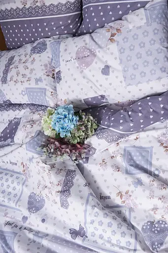 Комплект постельного белья Moon&Star Бязь Gold Люкс Tahiti евро 200х220 наволочки 2х40х60 - фото 7