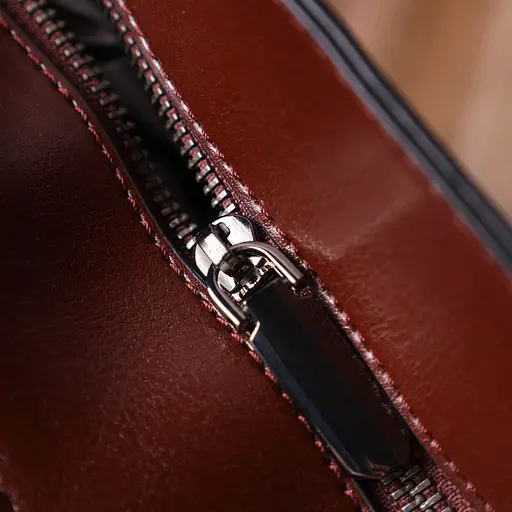 Сумка кожаная женская Vintage 36х30х12 см sum0022703 - фото 10