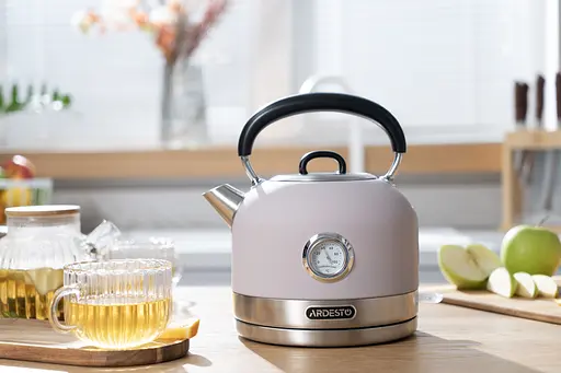 Ardesto Электрочайник EKL-F500L, 1.7л, металл, мат, Otter, лиловый - фото 10