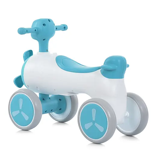 Яскрава каталка-толокар Bambi M 5854E: веселий старт для вашої дитини, білий з блакитним - фото 5