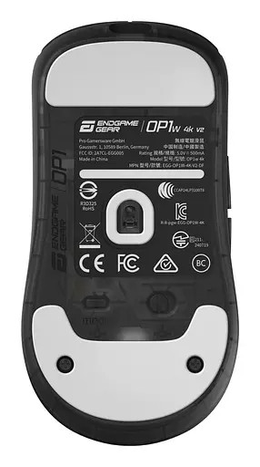 Мышь ENDGAME GEAR OP1w 4k v2 Black (Transparent) (PGW-EG-MOU-073) - фото 2