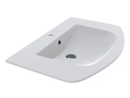 Умивальник Miraggio Dea 800 matt 0002452, Білий матовий - фото 2