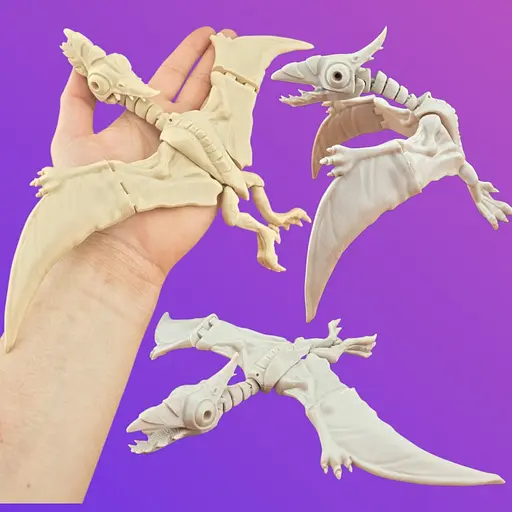 3D Игрушка Динозавр Птеродактиль, 21x31 см, подвижный - фото 2