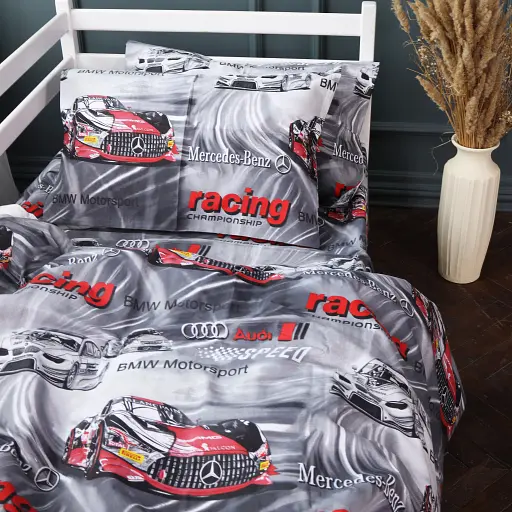 Комплект постельного белья Mirson 17-0855 Motospin Бязь 2x 143 x 210 см - фото 3