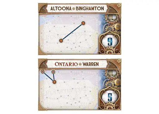 Настольная игра Days of Wonder Билет на поезд - Коллекция карт №5: Объединенное Королевство + Пенсильвания (Ticket to Ride - Map Collection 5: United Kingdom & Pennsy) (англ.) (DOW720123) - фото 5