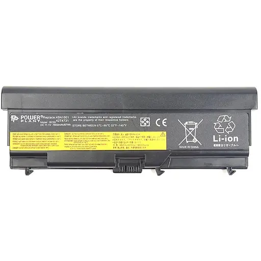 Акумулятор PowerPlant для ноутбуків IBM/LENOVO ThinkPad T430 (42T4733, LOT430LP) 11.1V 7800mAh