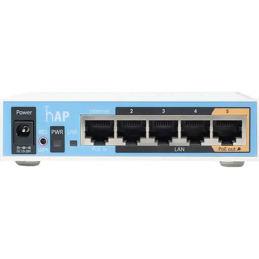 Бездротовий маршрутизатор (роутер) MikroTik hAP (RB951Ui-2ND) [128307] - фото 2