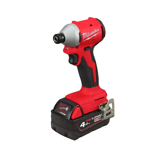 Гвинтоверт ударний акумуляторний Milwaukee M18 BLIDRC-402C 18В АКБ 2х4 А/год 0-3600 об/хв 190 Нм ЗП M12-18C кейс 1.3 кг - фото 6