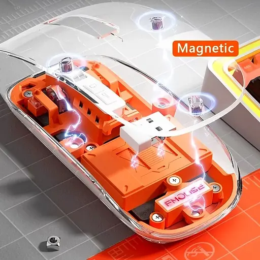 Беспроводная мышь FMouse M133 2.4 ГГц RGB (аккумуляторная) - фото 10