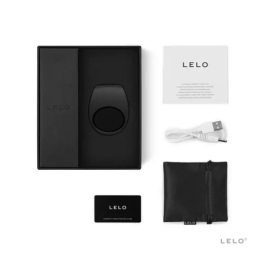 Эрекционное кольцо Lelo Tor 2 6 см черный - фото 6