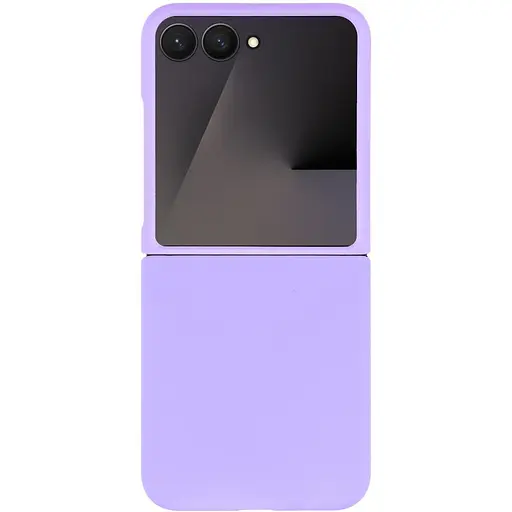Чехол Foldables Silicone Cover Lakshmi AAA для Samsung Galaxy Z Flip6 / Flip7 FE Сиреневый / Dasheen - фото 2