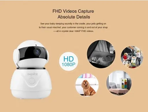 Поворотная камера Sannce Wi-Fi IP HD 1080P Escam Wanscam Оригинал - фото 9