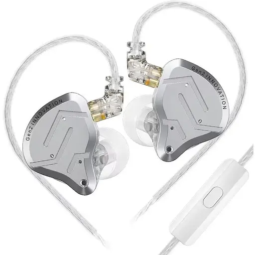 Наушники Knowledge Zenith ZSN Pro 2 с микрофоном gray