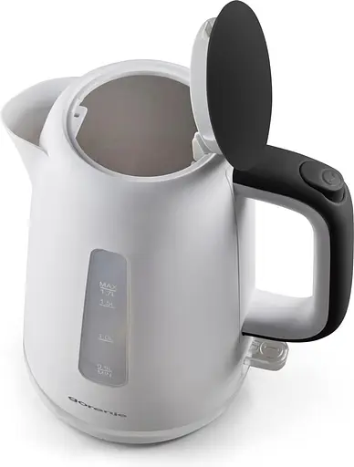 Gorenje Электрочайник 1.7 л, Strix контроль, пластик, белый - фото 2