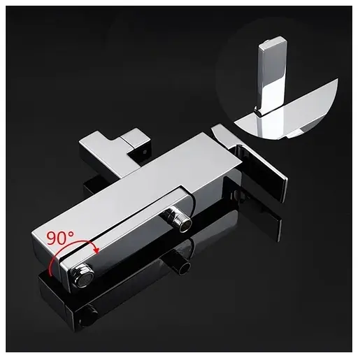 Душова система Gappo G2418, вилив - перемикач на лійку, хром - фото 4