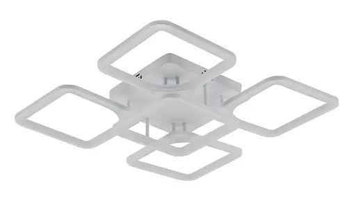 Люстра светодиодная акриловая 6112-5 WT 86W - фото 3