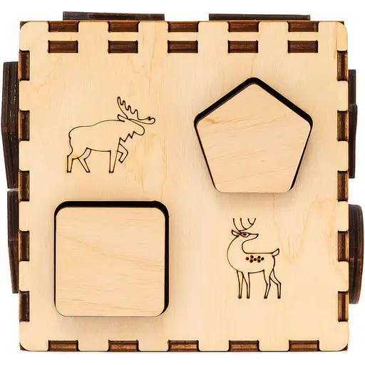 Кубик-сортер GoodPlay Дерев’яний (CUB-4-003) - фото 6