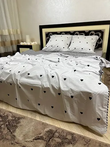 Постельное белье хлопок Каролина Полутораспальное 150 x 220 Бязь Белое 50 х 70