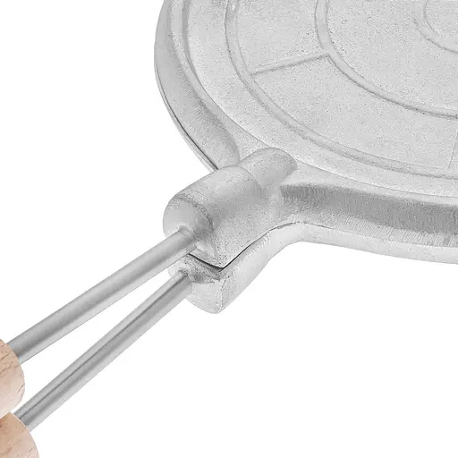 Форма для випічки вафель і вафельних коржів вафельниця тортівниця кругла 180 мм, Ласунка 81849 - фото 5