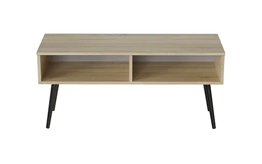 Тумба під ТВ Невада Ferrum-decor 45x100x38 Чорний метал ДСП Дуб Сонома 16 мм (FRD-106722) - фото 5